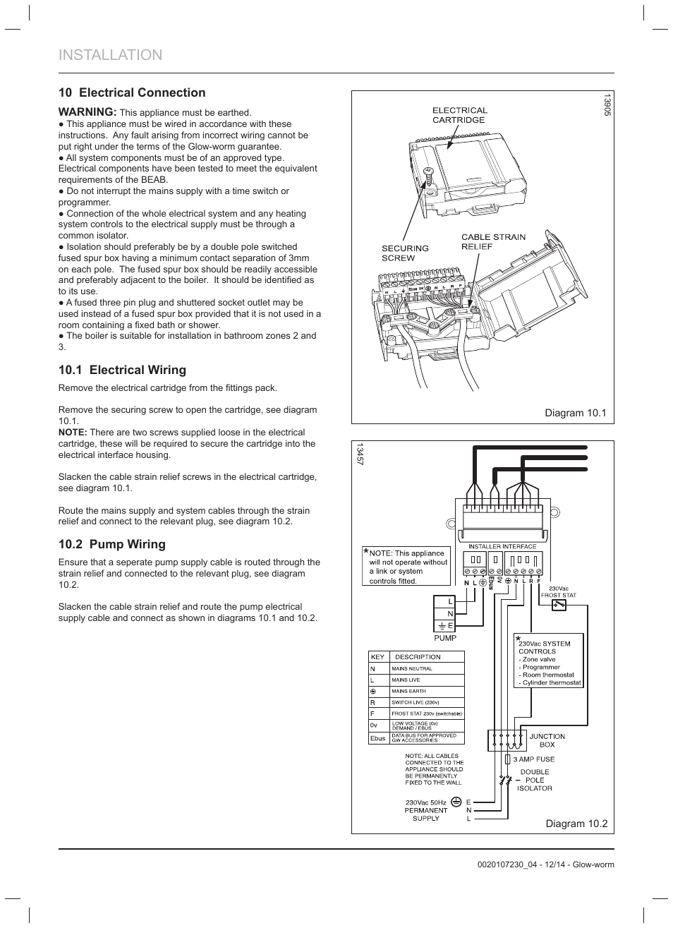 Installation | Glow-worm Flexicom hx User Manual | Page 24 / 52