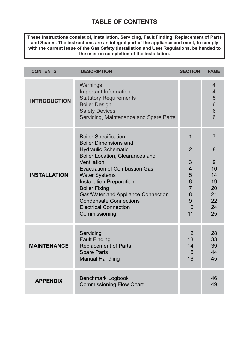 Glow-worm Flexicom hx User Manual | Page 3 / 52