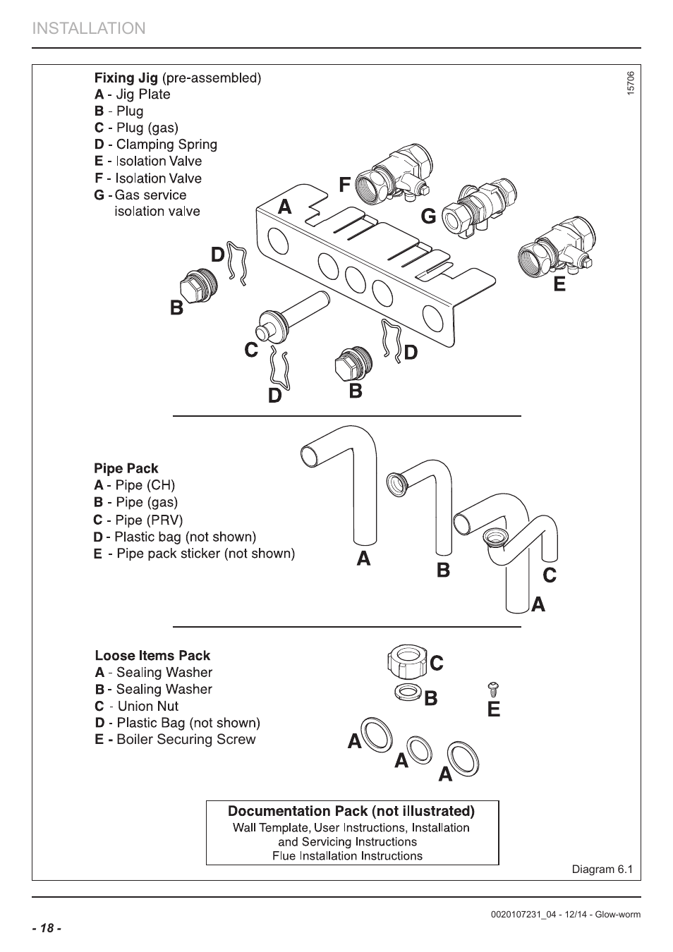 Installation | Glow-worm Flexicom sx User Manual | Page 18 / 52