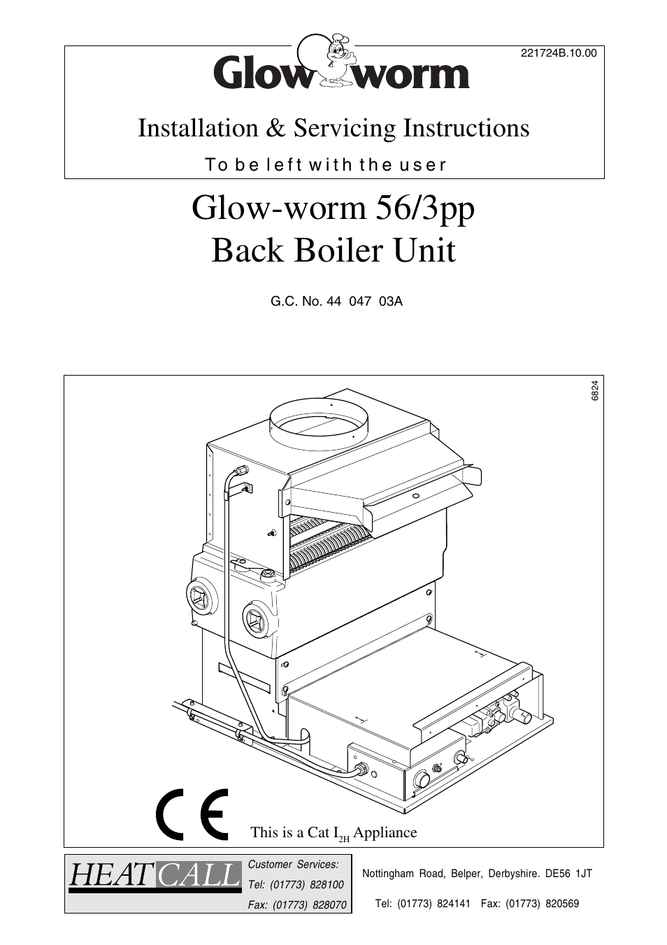 Glow-worm 56/3 Back Boiler User Manual | 28 pages
