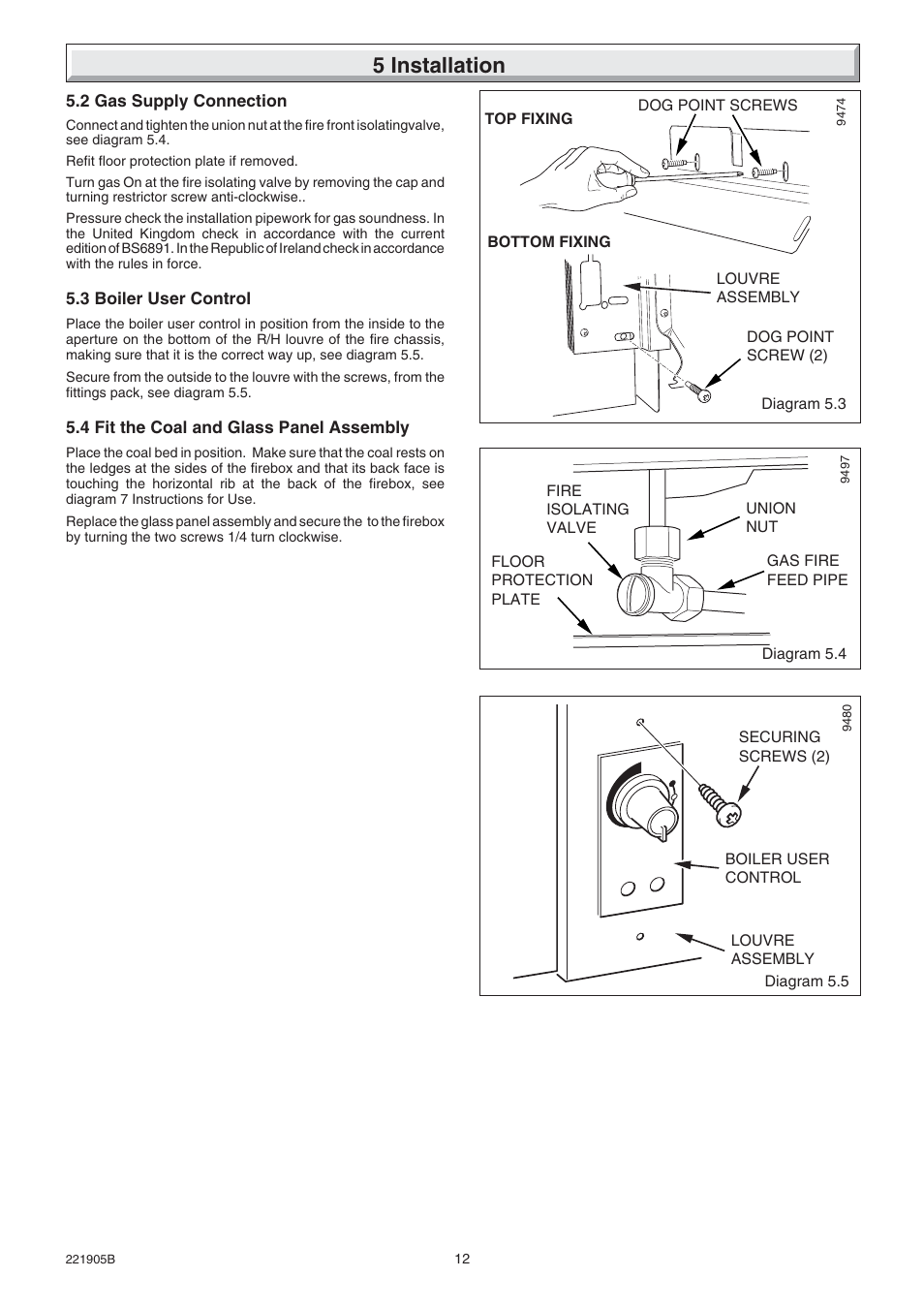 5 installation | Glow-worm Heartbeat 4 User Manual | Page 12 / 20