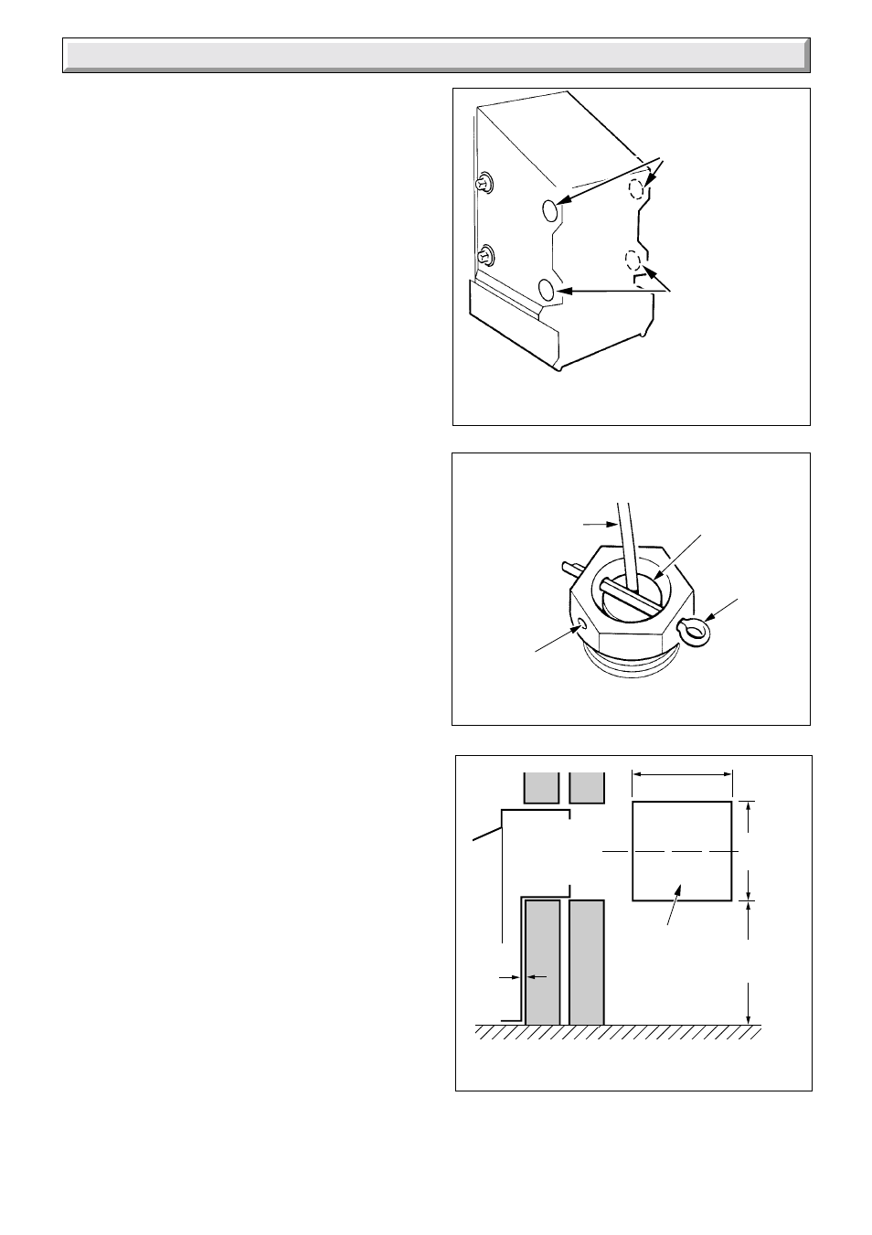 4 installation | Glow-worm Hideaway 100BF User Manual | Page 11 / 24