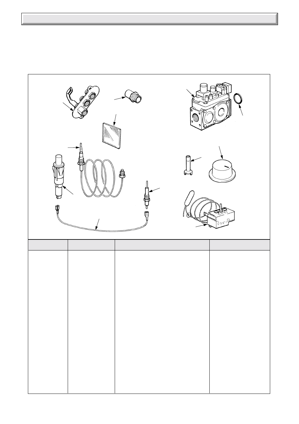11 spare parts | Glow-worm Hideaway 100BF User Manual | Page 24 / 24