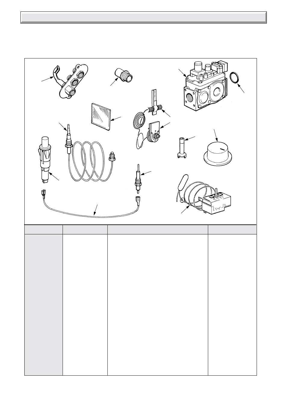 11 spare parts | Glow-worm Hideaway 120CF User Manual | Page 24 / 24