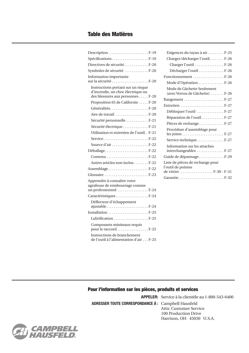 Campbell Hausfeld IN729800AV User Manual | Page 18 / 48