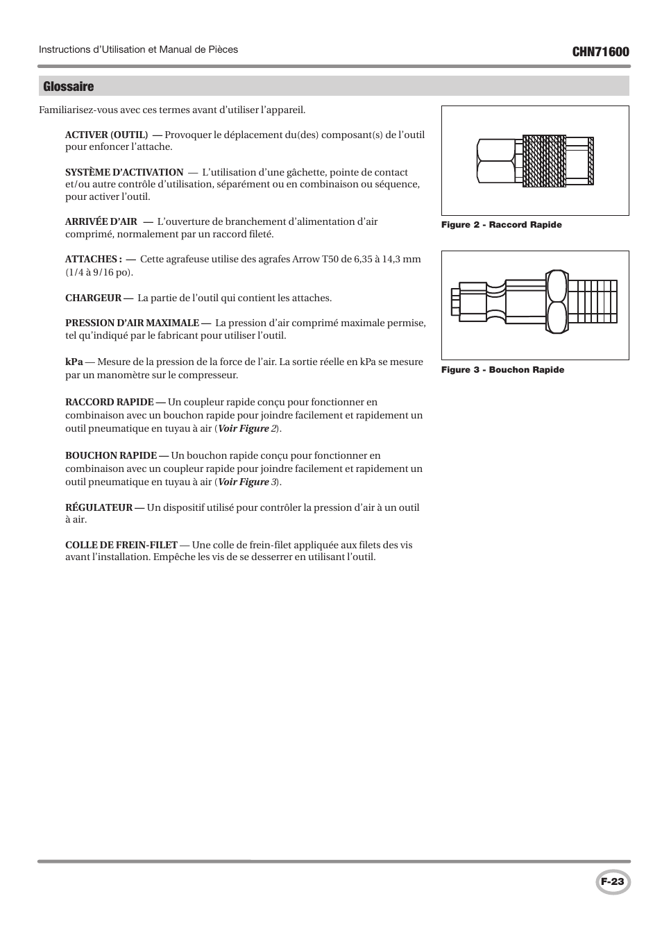 Glossaire | Campbell Hausfeld IN729800AV User Manual | Page 23 / 48