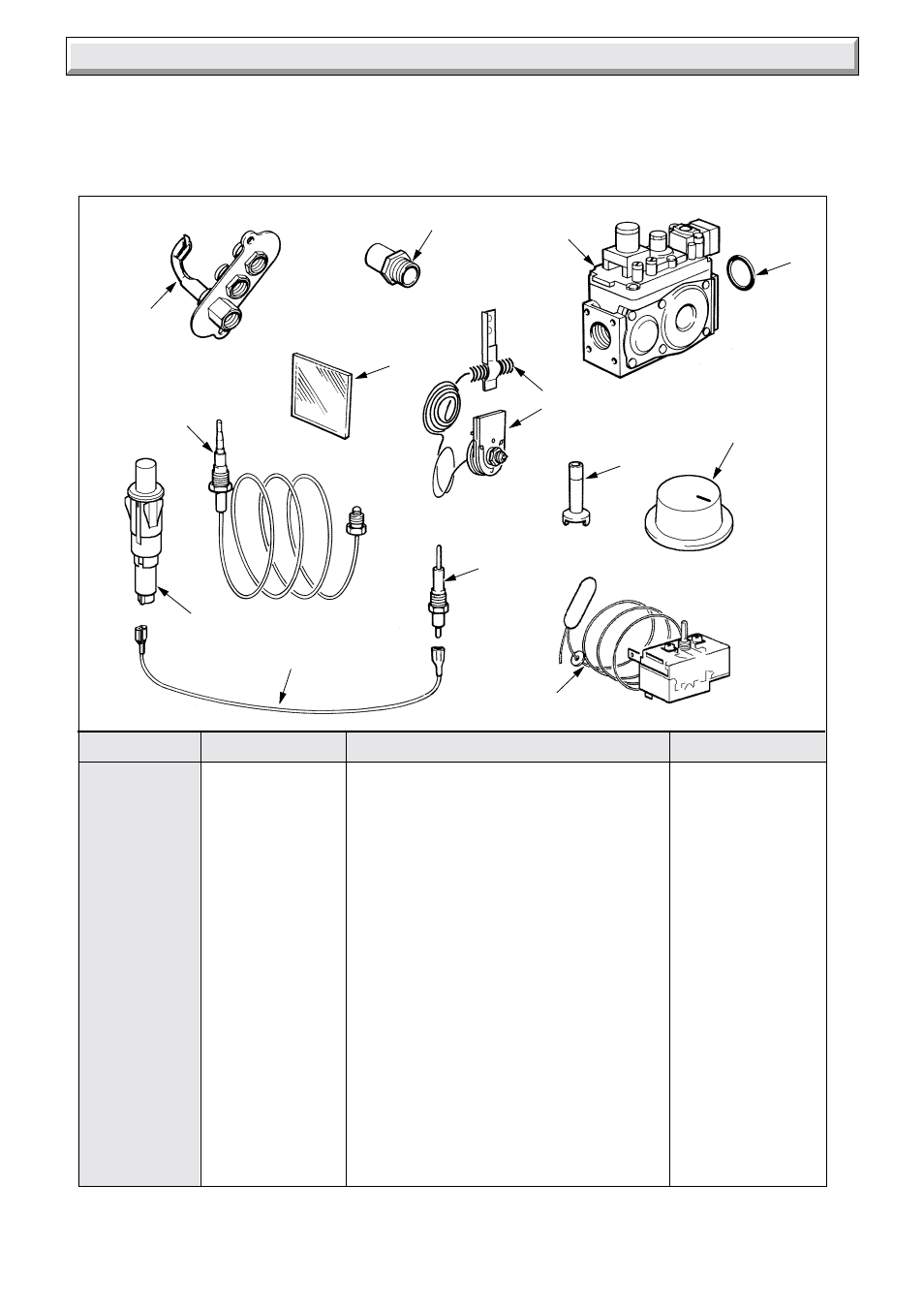 11 spare parts | Glow-worm Hideaway 70CF User Manual | Page 24 / 24