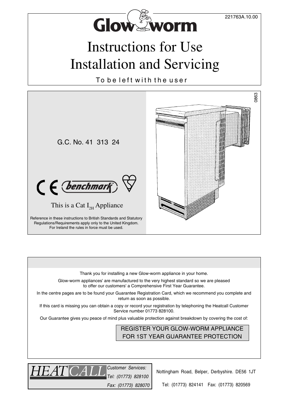 Glow-worm Hideaway 80BF User Manual | 24 pages