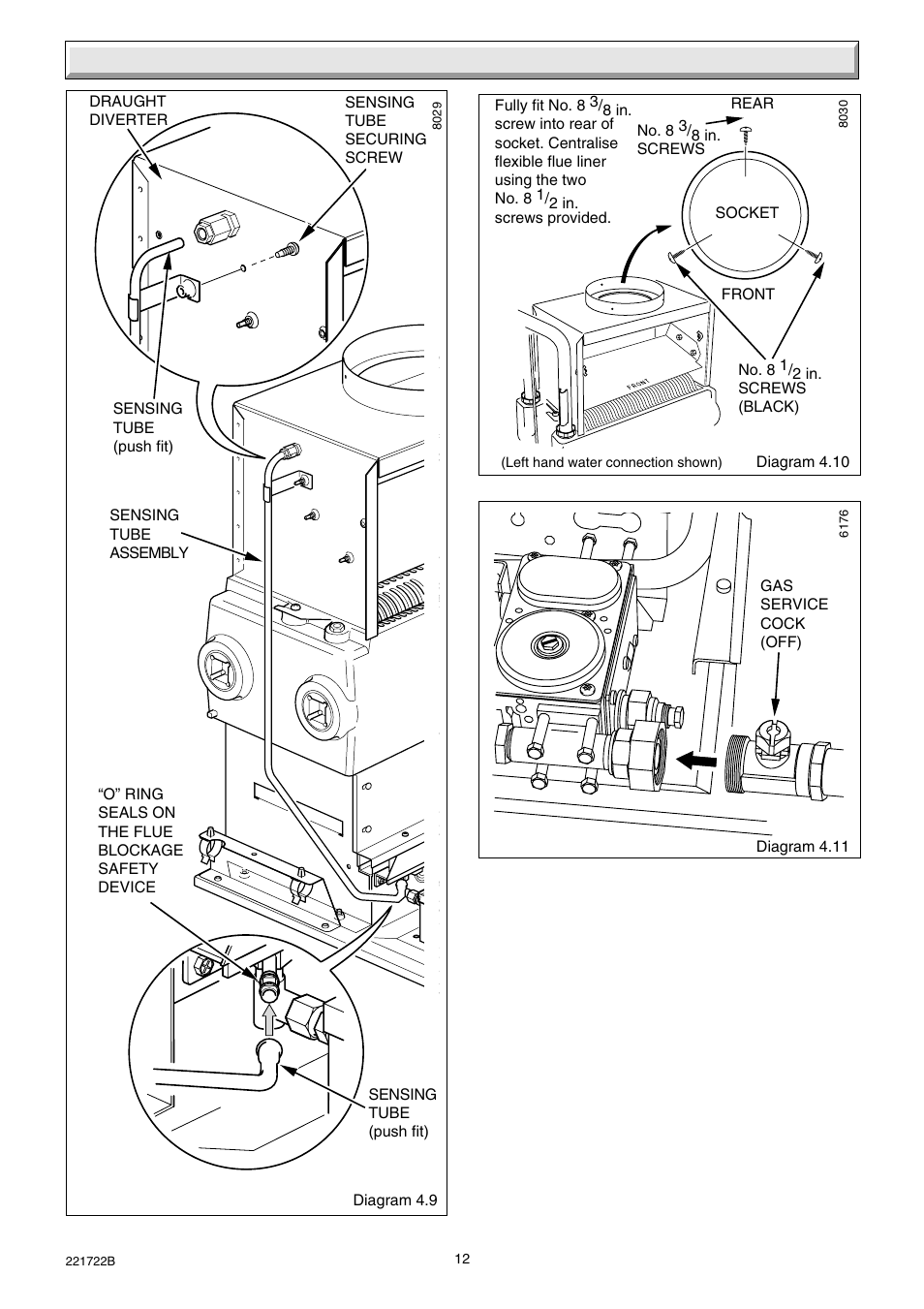 4 installation | Glow-worm Inset 40BBU User Manual | Page 12 / 28