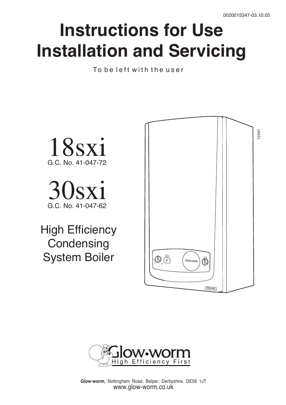 Glow-worm sxi and Gas Valve User Manual | 52 pages