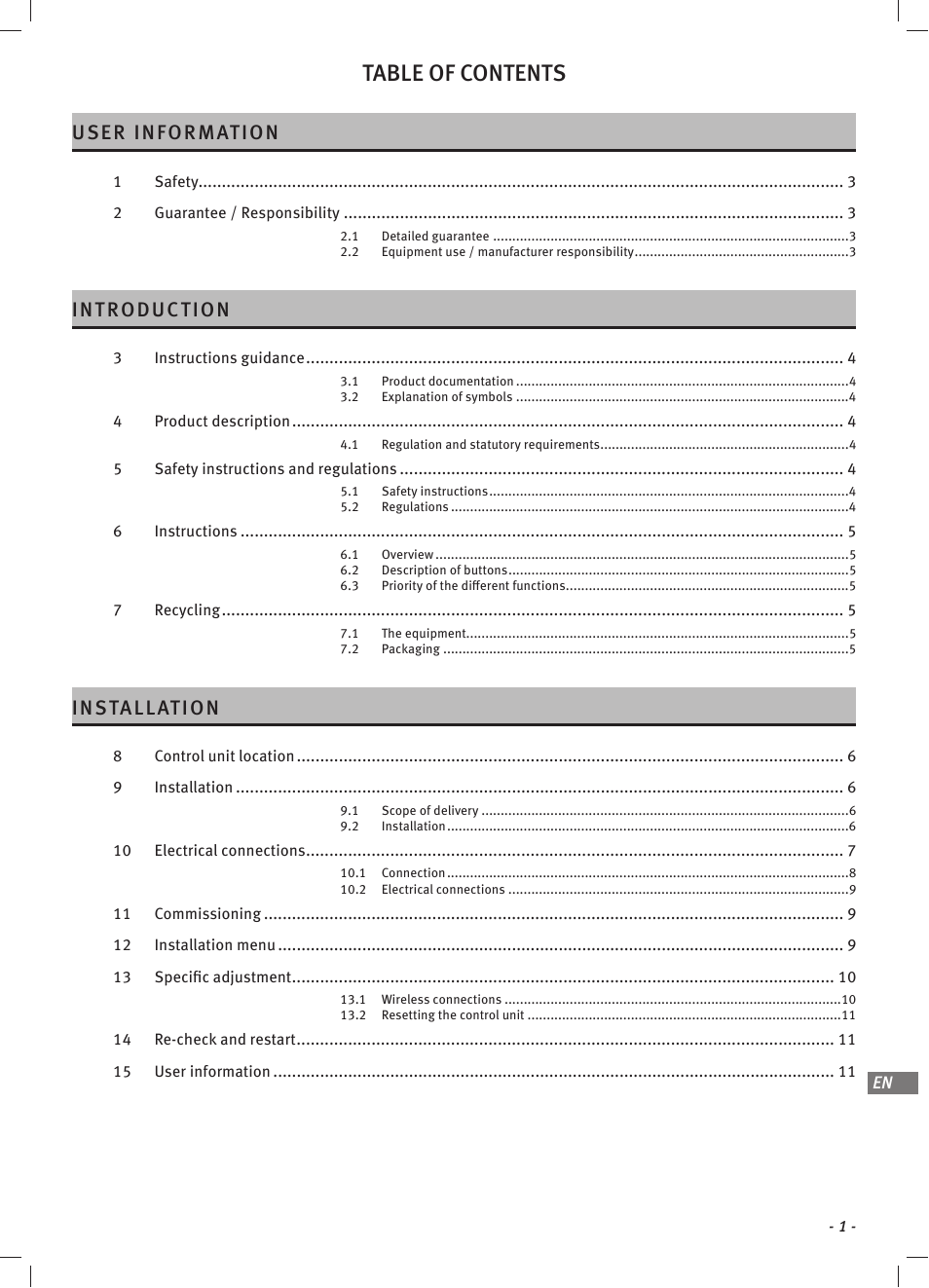 Glow-worm Systempro User Manual | Page 3 / 16