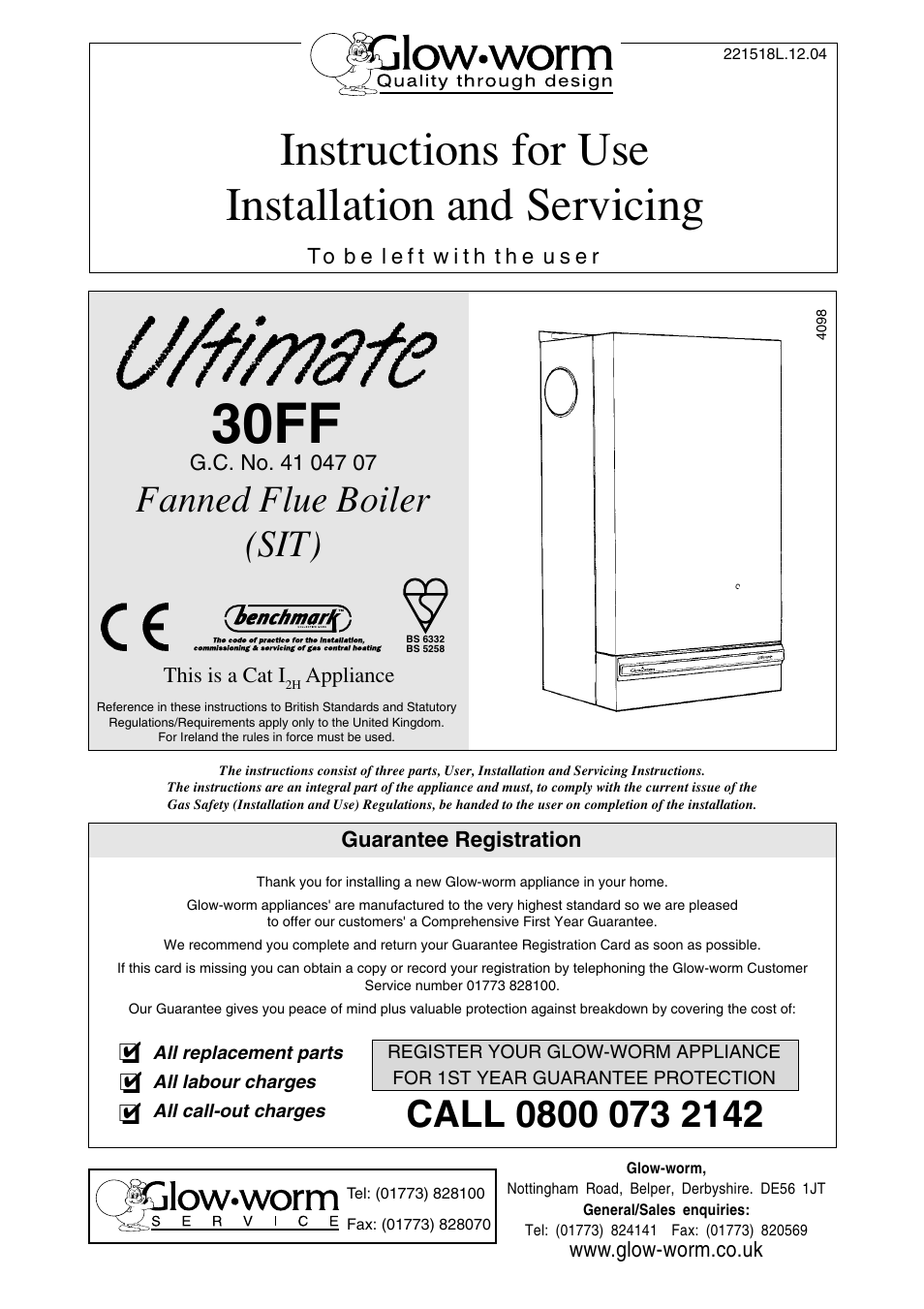 Glow-worm Ultimate 30FF User Manual | 40 pages