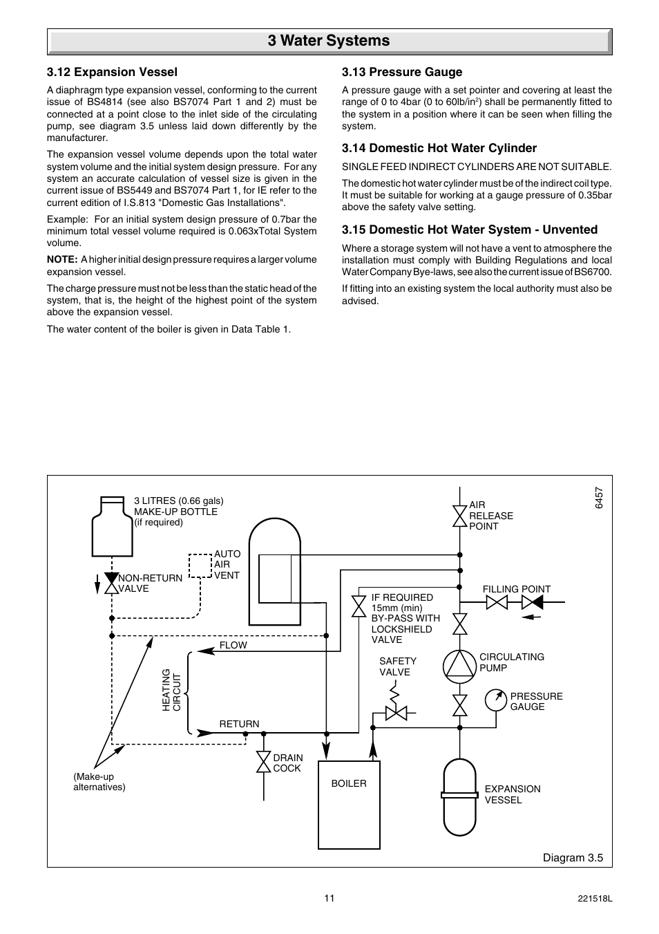 3 water systems | Glow-worm Ultimate 30FF User Manual | Page 11 / 40