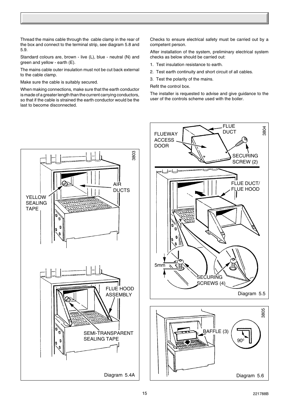 5 boiler installation | Glow-worm Ultimate 30BF User Manual | Page 15 / 28