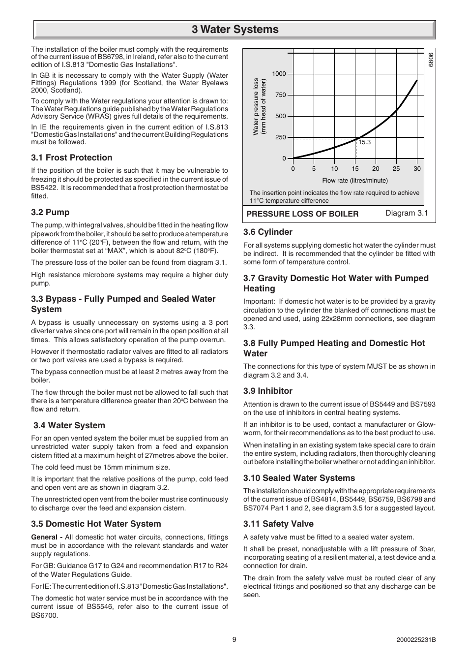 3 water systems | Glow-worm Ultimate 40FF User Manual | Page 9 / 40