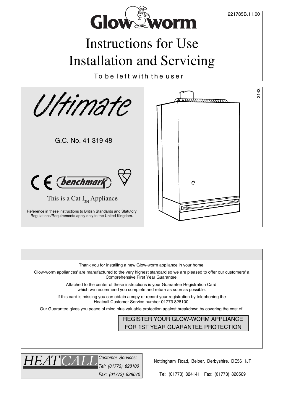 Glow-worm Ultimate 40CF User Manual | 20 pages