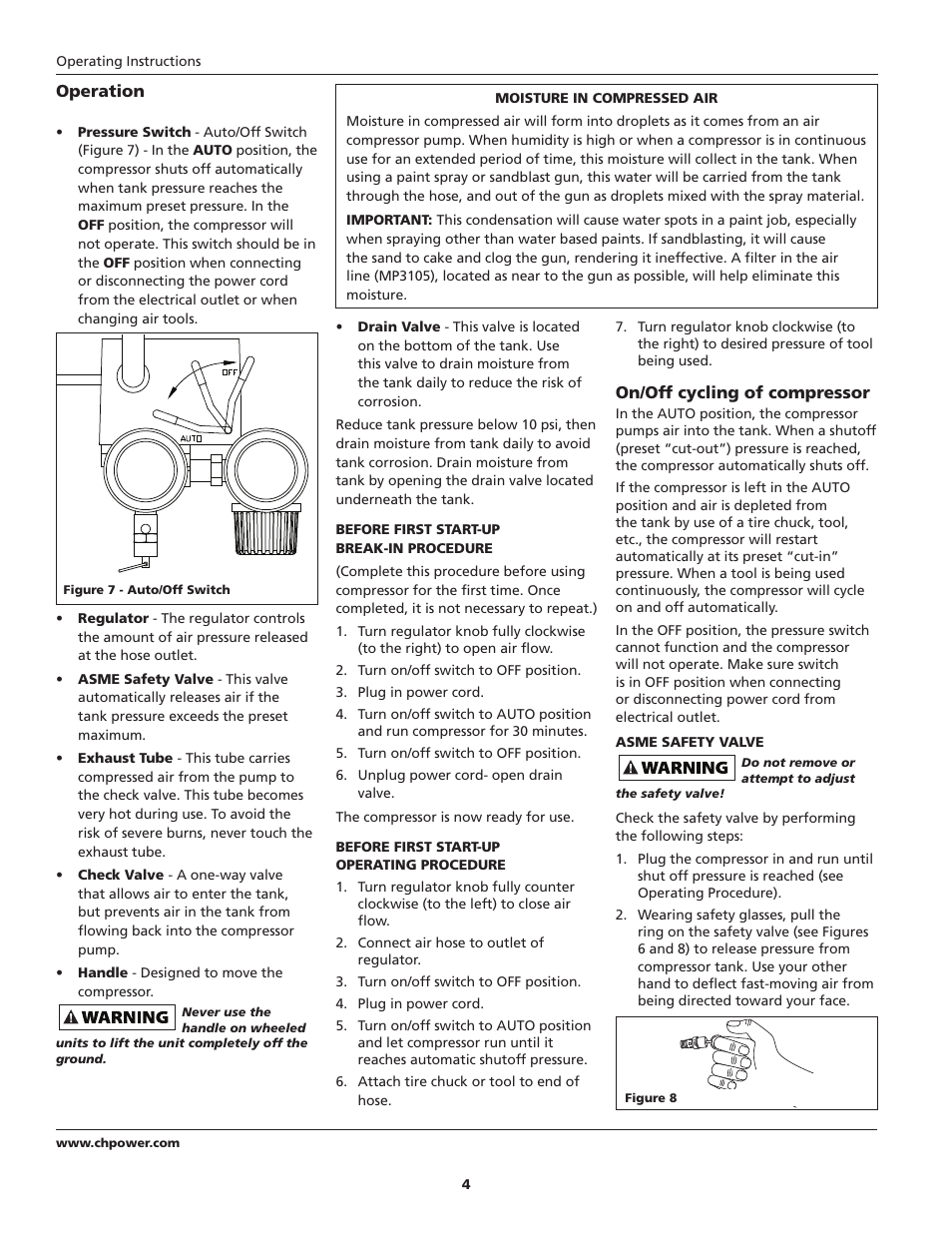 Campbell Hausfeld HX5101 User Manual | Page 4 / 24