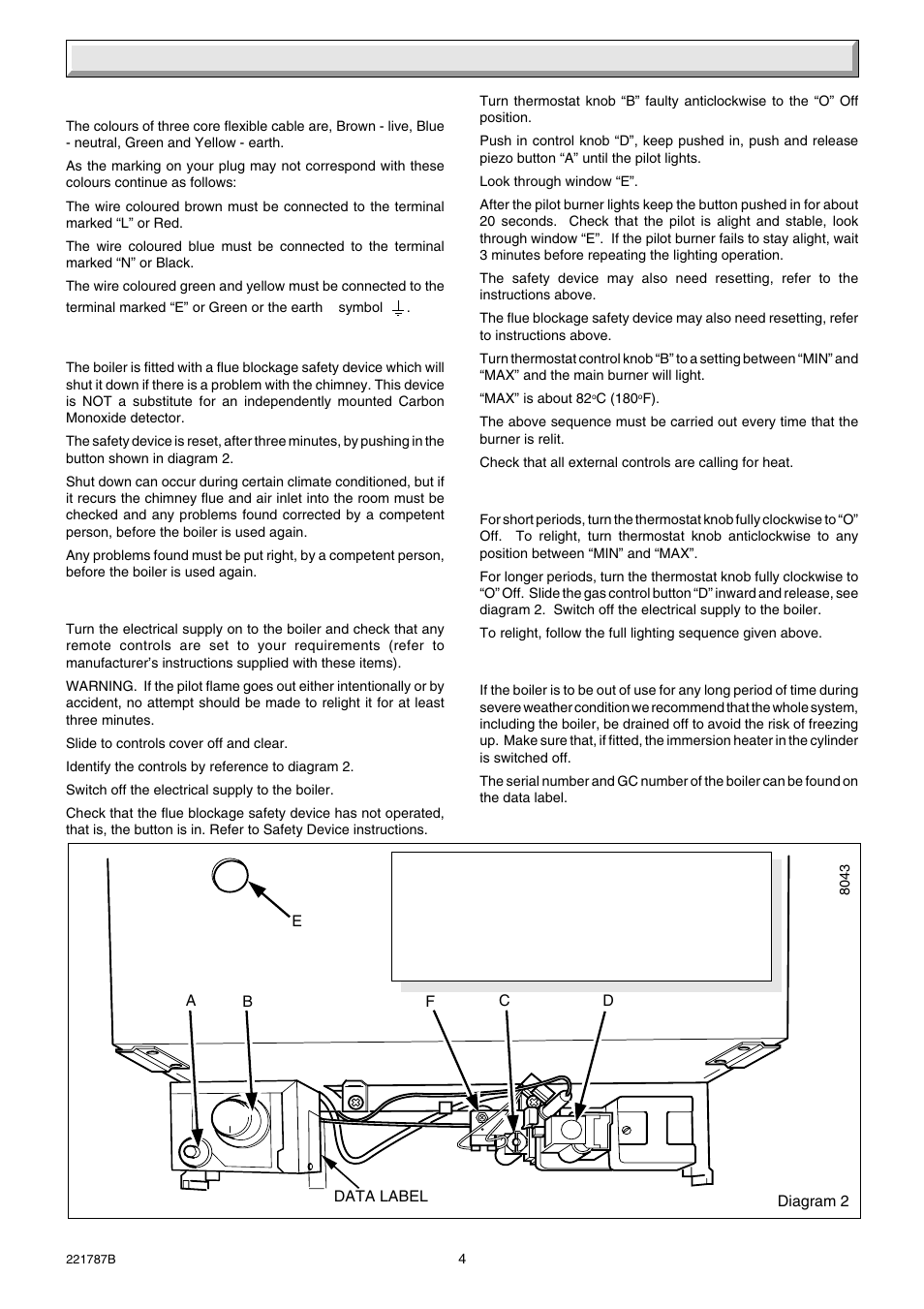Instructions for use | Glow-worm Ultimate 50CF User Manual | Page 4 / 20