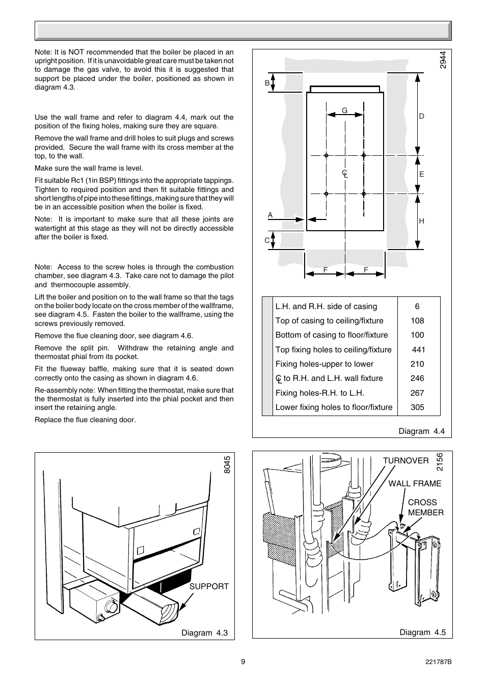 4 installation | Glow-worm Ultimate 50CF User Manual | Page 9 / 20
