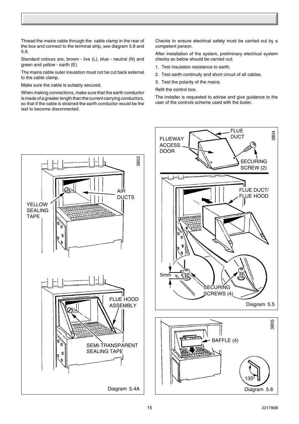 5 boiler installation | Glow-worm Ultimate 50BF User Manual | Page 15 / 28