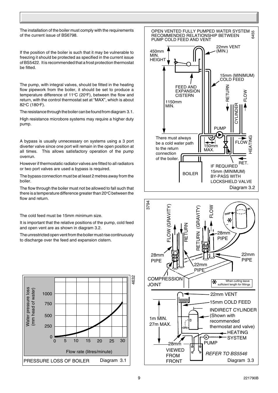 3 water systems | Glow-worm Ultimate 50BF User Manual | Page 9 / 28