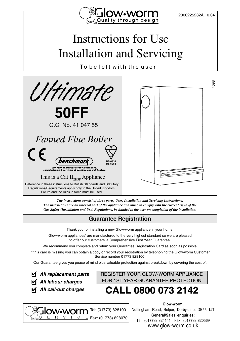 Glow-worm Ultimate 50FF User Manual | 40 pages