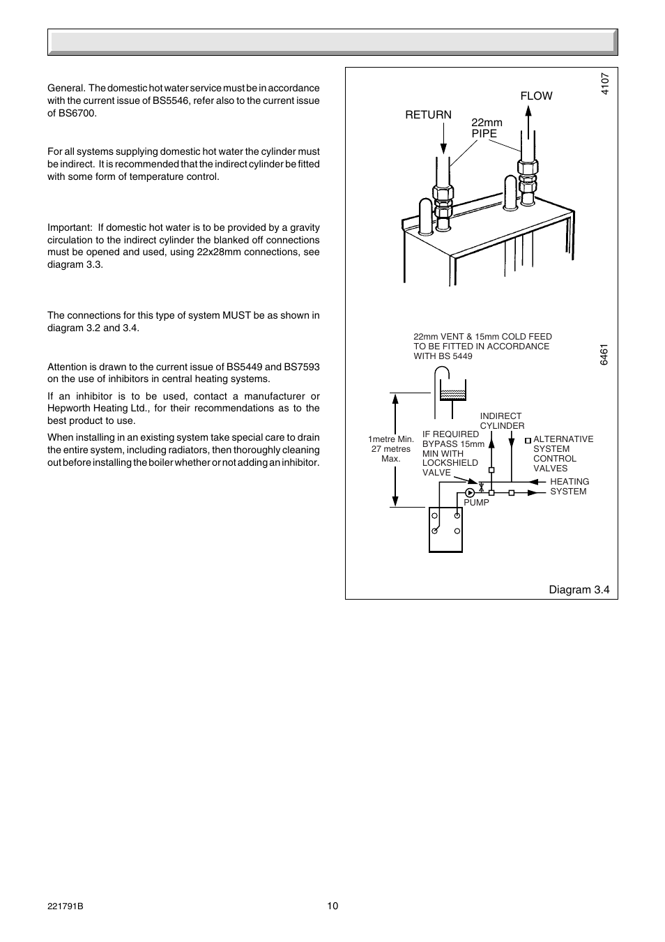 3 water systems | Glow-worm Ultimate 60BF User Manual | Page 10 / 28