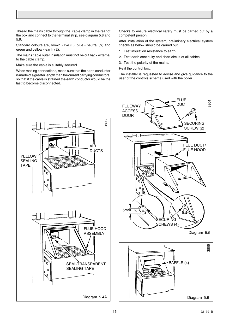 5 boiler installation | Glow-worm Ultimate 60BF User Manual | Page 15 / 28