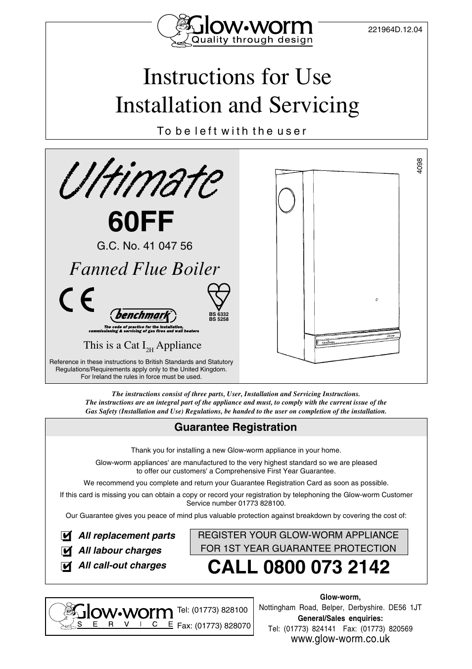 Glow-worm Ultimate 60FF User Manual | 40 pages