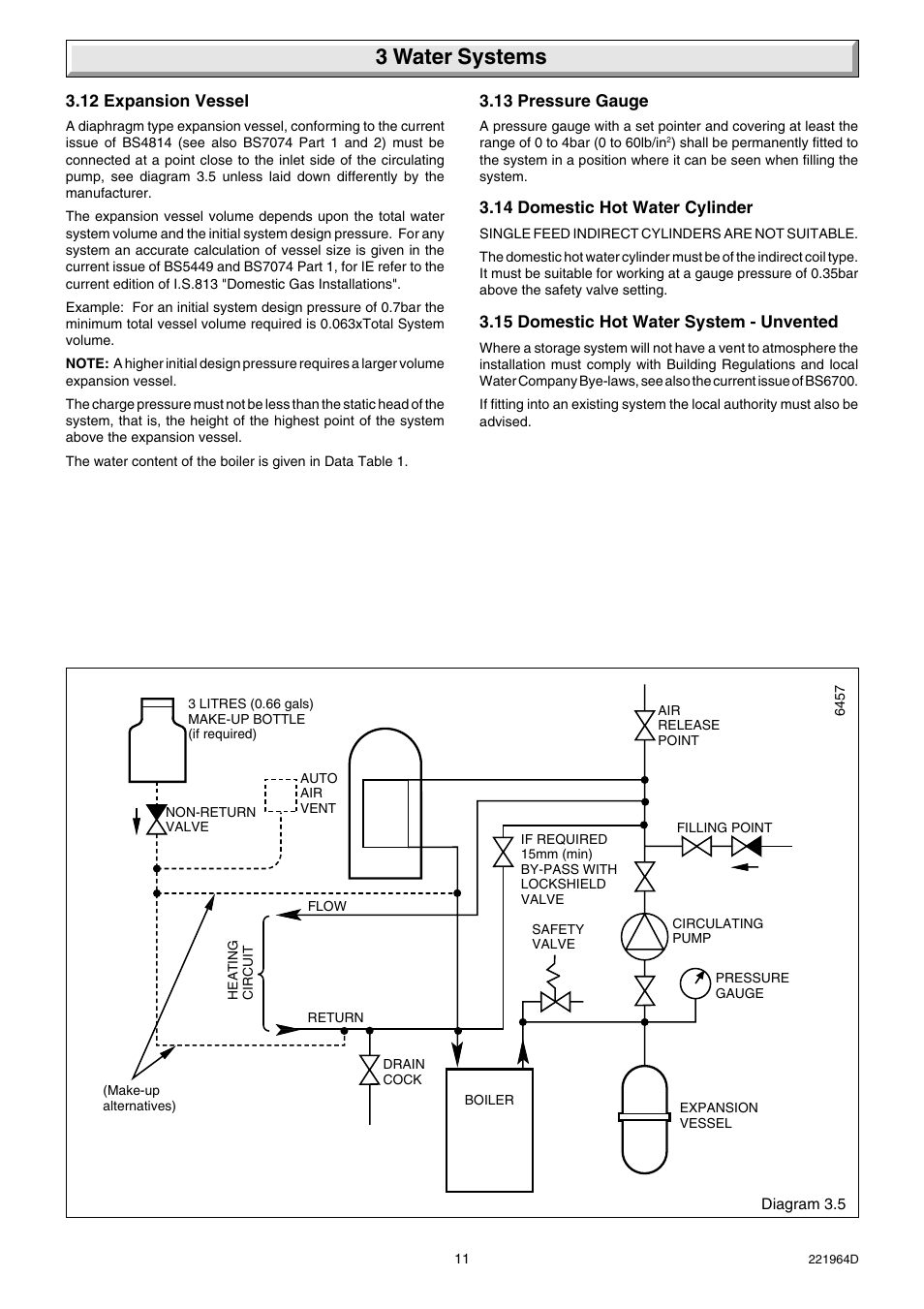 3 water systems | Glow-worm Ultimate 60FF User Manual | Page 11 / 40