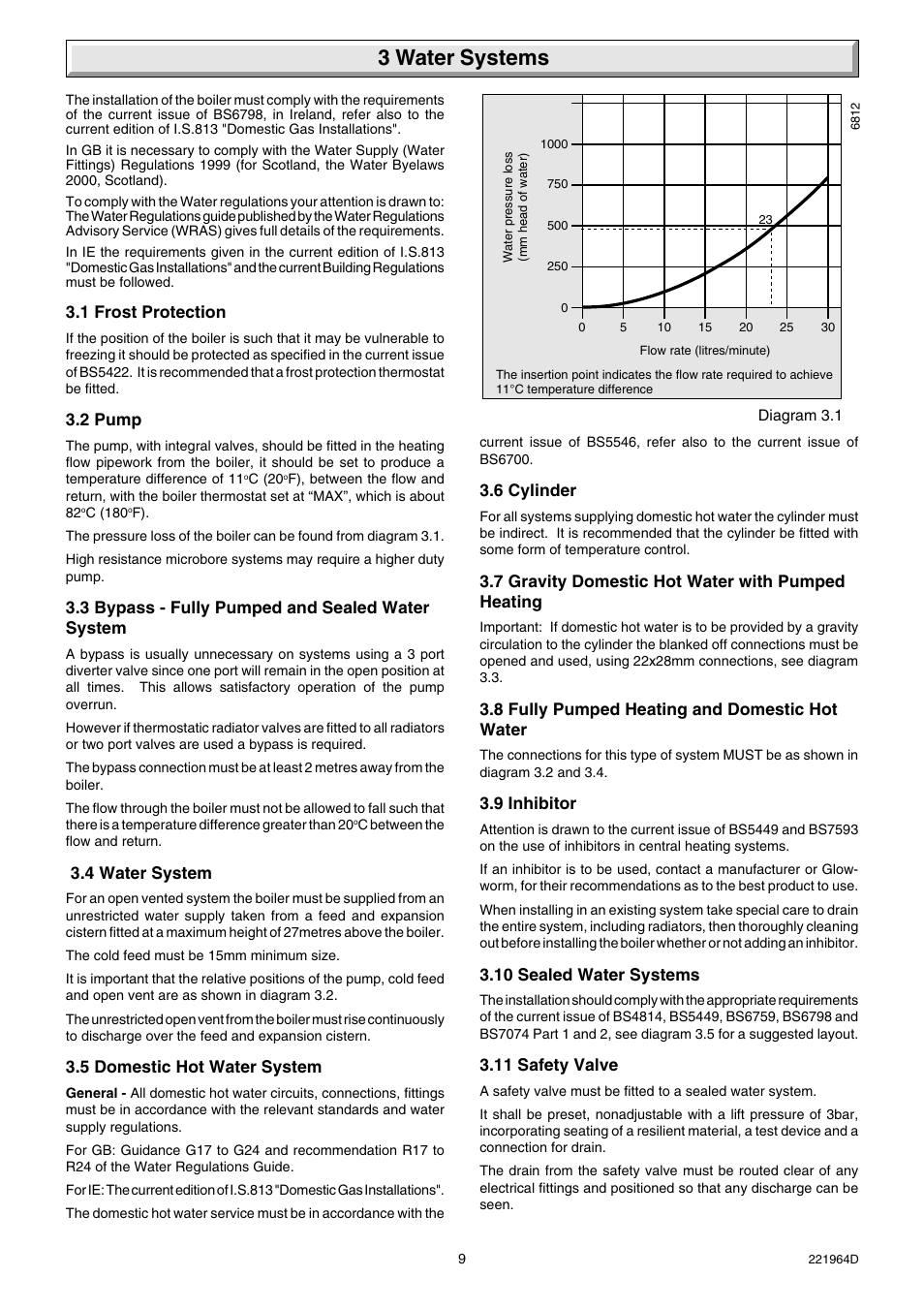 3 water systems | Glow-worm Ultimate 60FF User Manual | Page 9 / 40