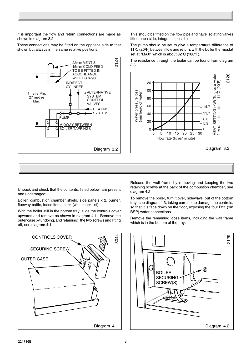 3 water systems, 4 installation | Glow-worm Ultimate 60CF User Manual | Page 8 / 20