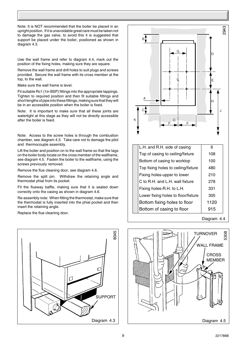 4 installation | Glow-worm Ultimate 60CF User Manual | Page 9 / 20