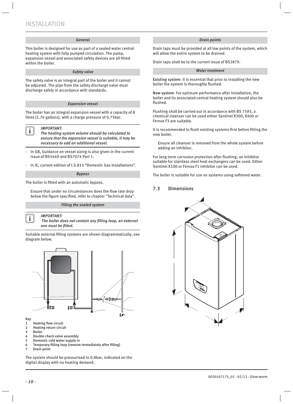 Installation | Glow-worm Ultimate c User Manual | Page 12 / 56