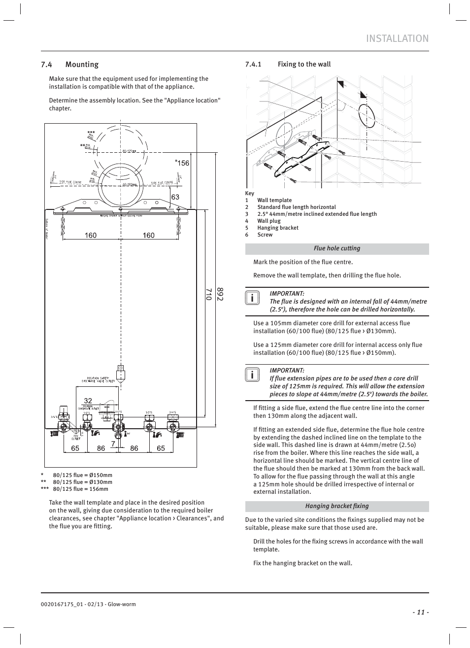 Installation | Glow-worm Ultimate c User Manual | Page 13 / 56