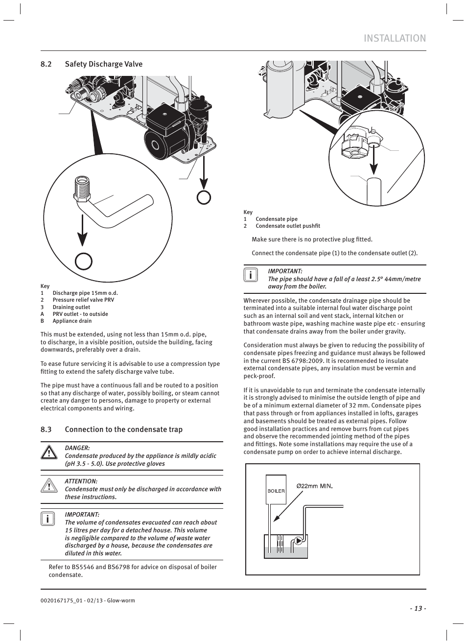 Installation | Glow-worm Ultimate c User Manual | Page 15 / 56