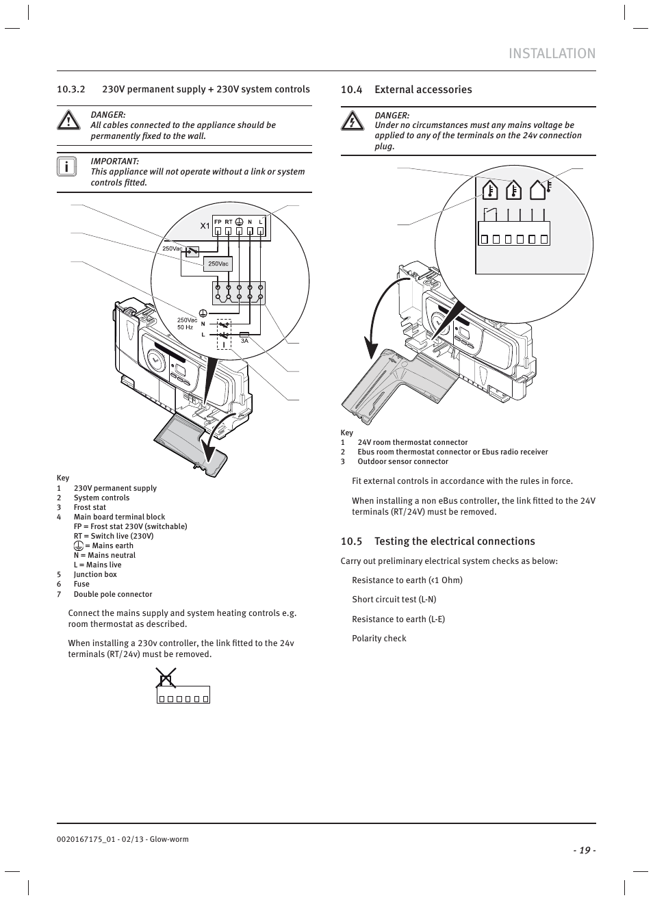 Installation | Glow-worm Ultimate c User Manual | Page 21 / 56
