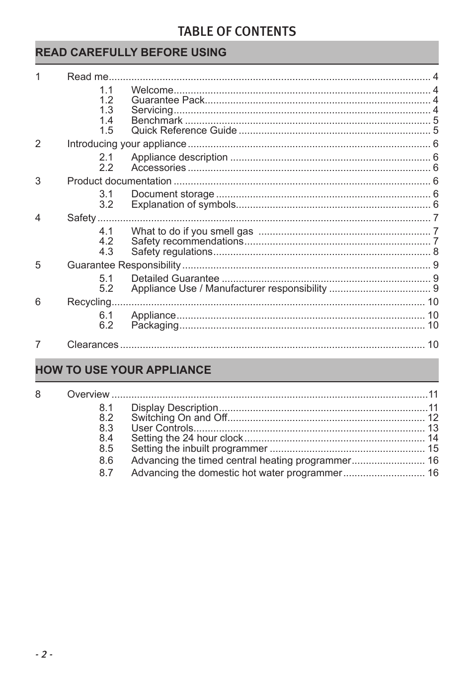 Glow-worm Ultracom hxi User Manual | Page 2 / 20