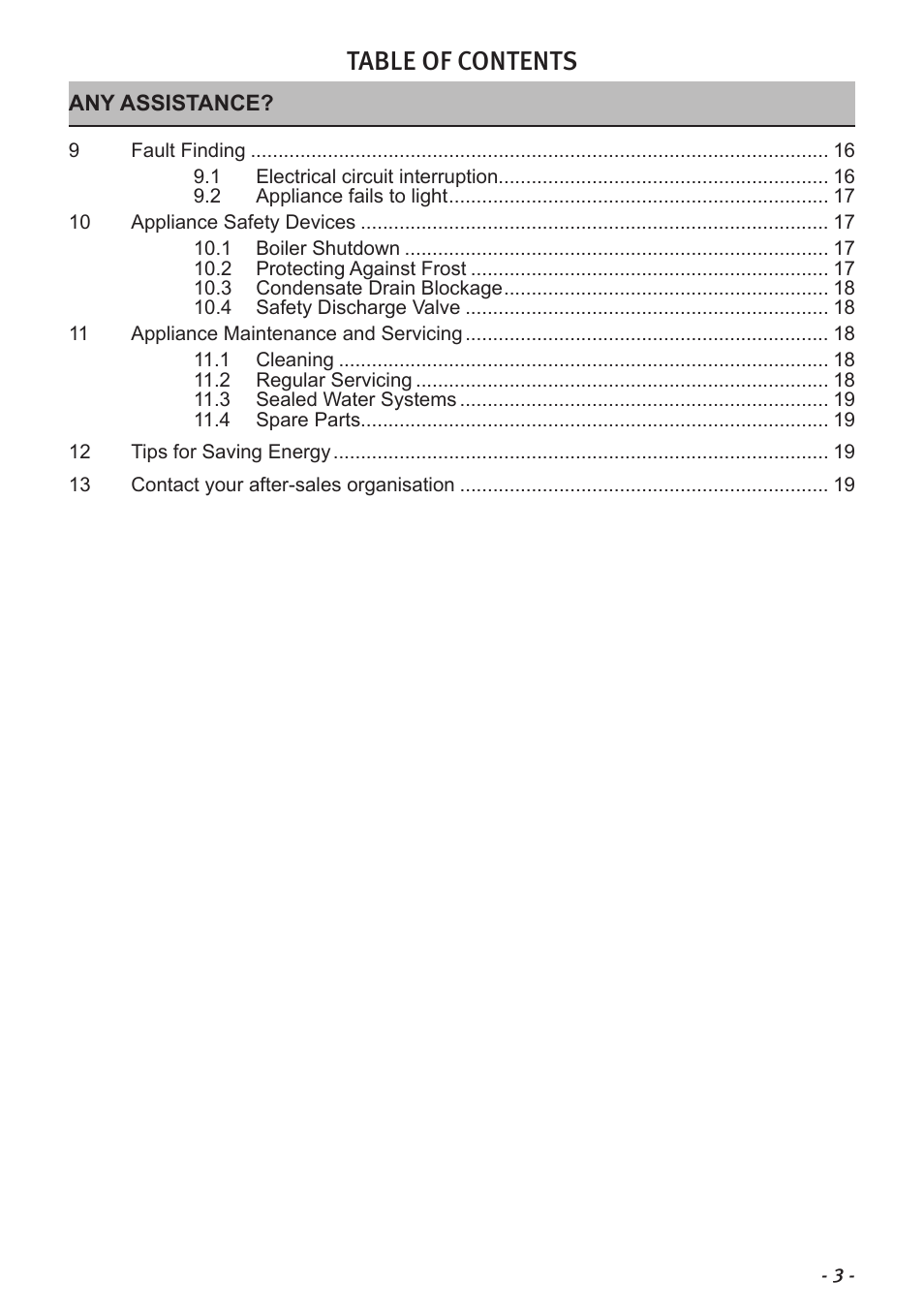 Glow-worm Ultracom hxi User Manual | Page 3 / 20