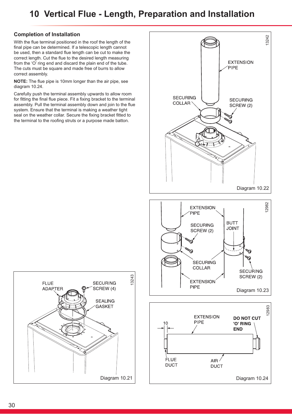 Glow-worm Ultracom sxi User Manual | Page 30 / 64