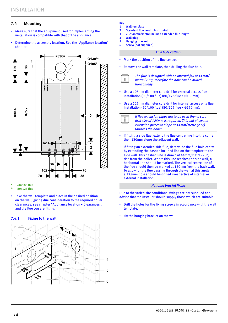 Installation | Glow-worm Ultracom2 35 Store User Manual | Page 16 / 68