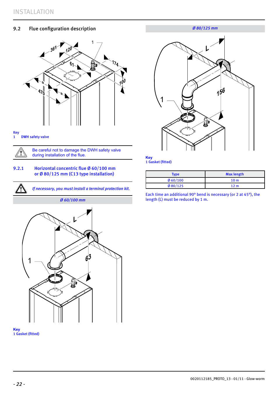 Installation | Glow-worm Ultracom2 35 Store User Manual | Page 24 / 68