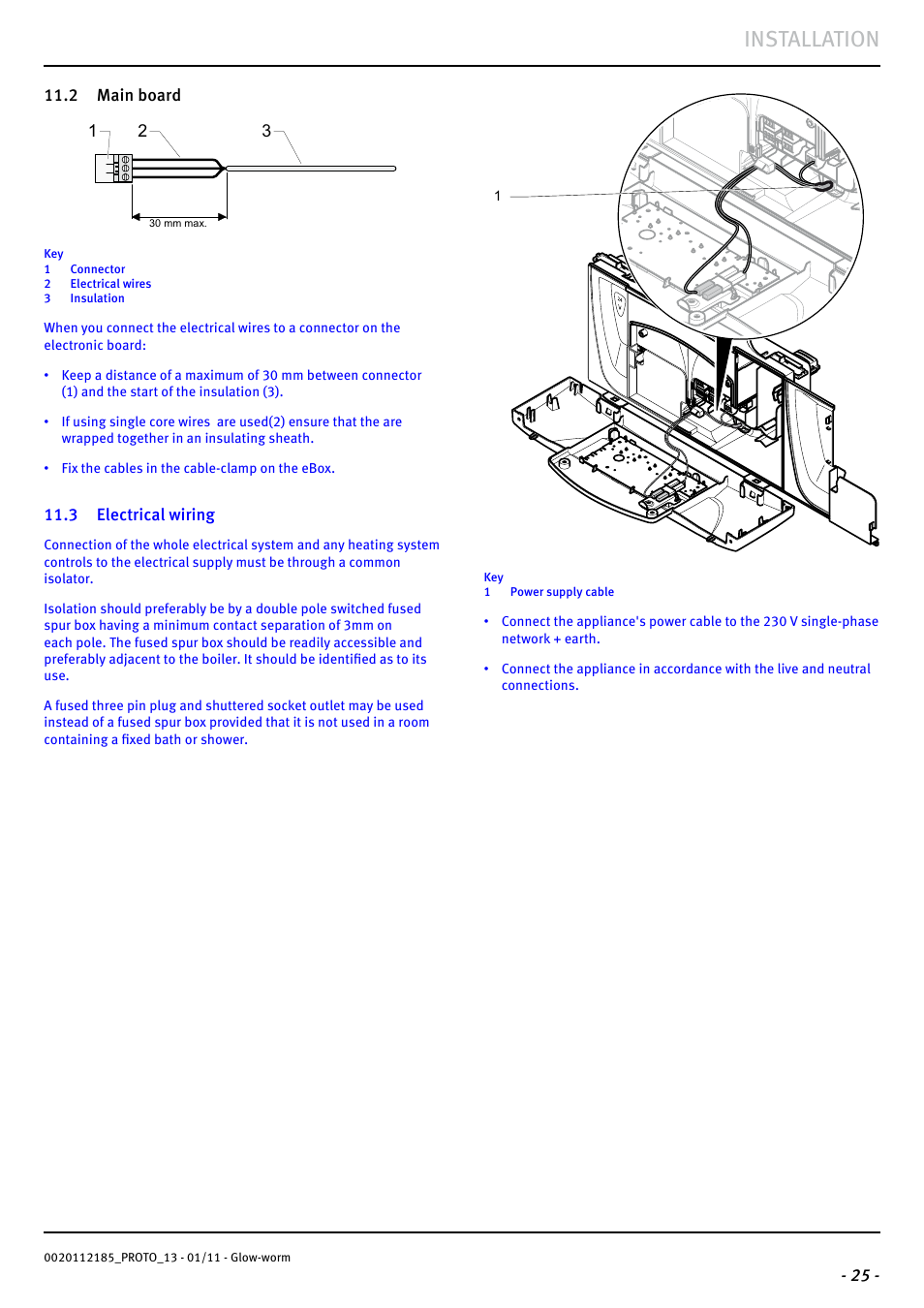 Installation | Glow-worm Ultracom2 35 Store User Manual | Page 27 / 68