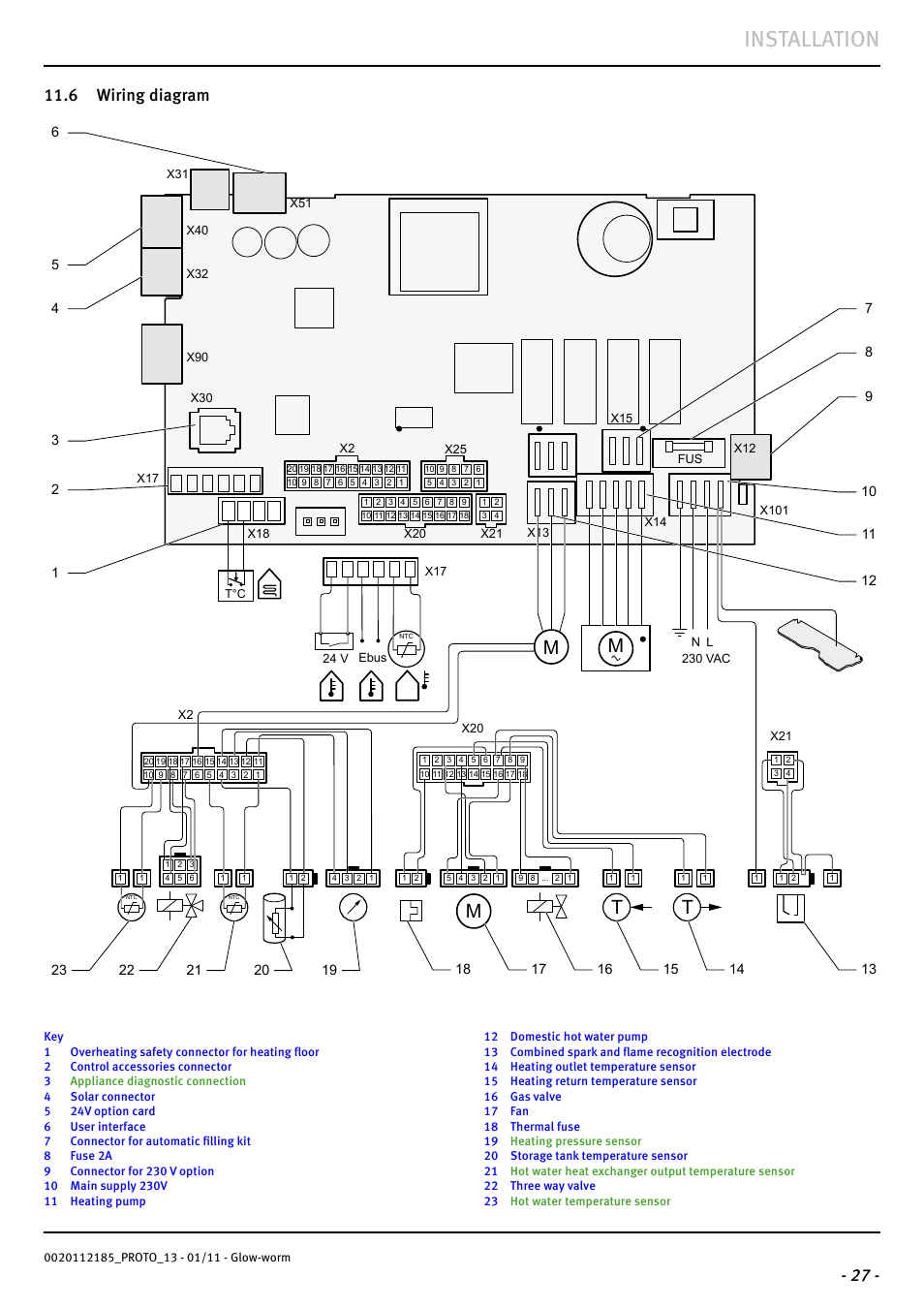 Installation, Mt t | Glow-worm Ultracom2 35 Store User Manual | Page 29 / 68