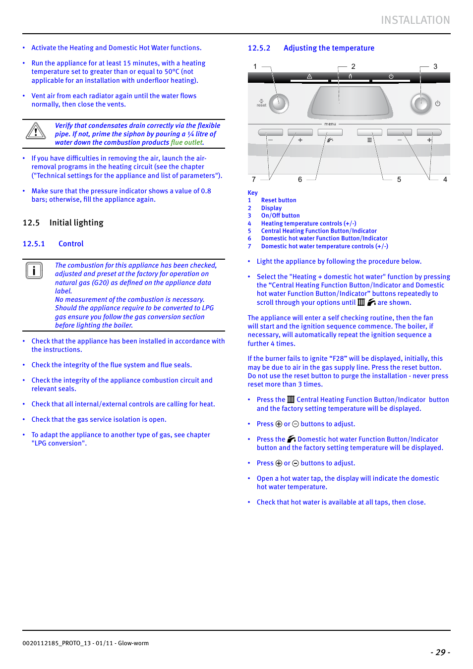 Installation | Glow-worm Ultracom2 35 Store User Manual | Page 31 / 68