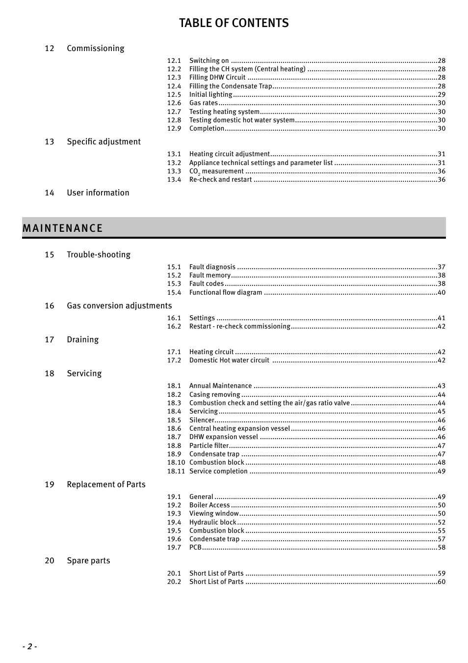 Glow-worm Ultracom2 35 Store User Manual | Page 4 / 68