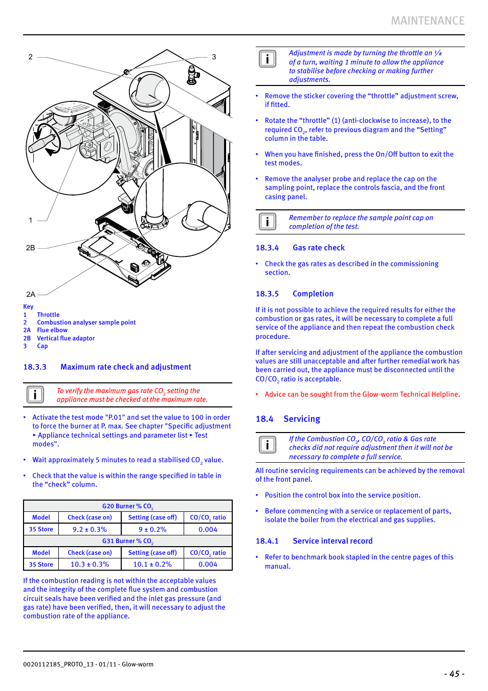 Maintenance | Glow-worm Ultracom2 35 Store User Manual | Page 47 / 68