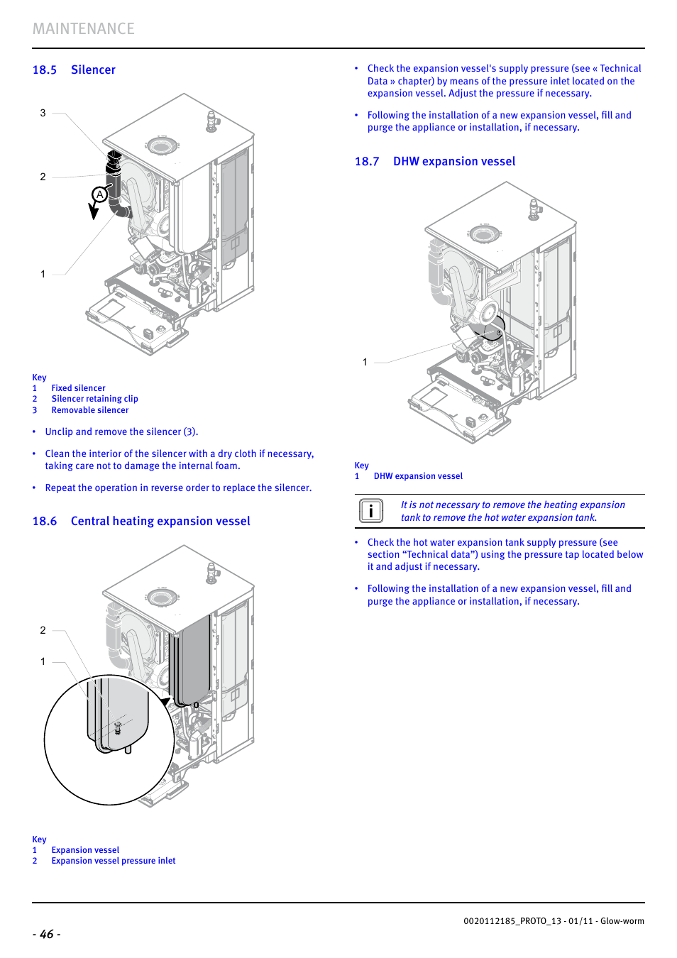 Maintenance | Glow-worm Ultracom2 35 Store User Manual | Page 48 / 68
