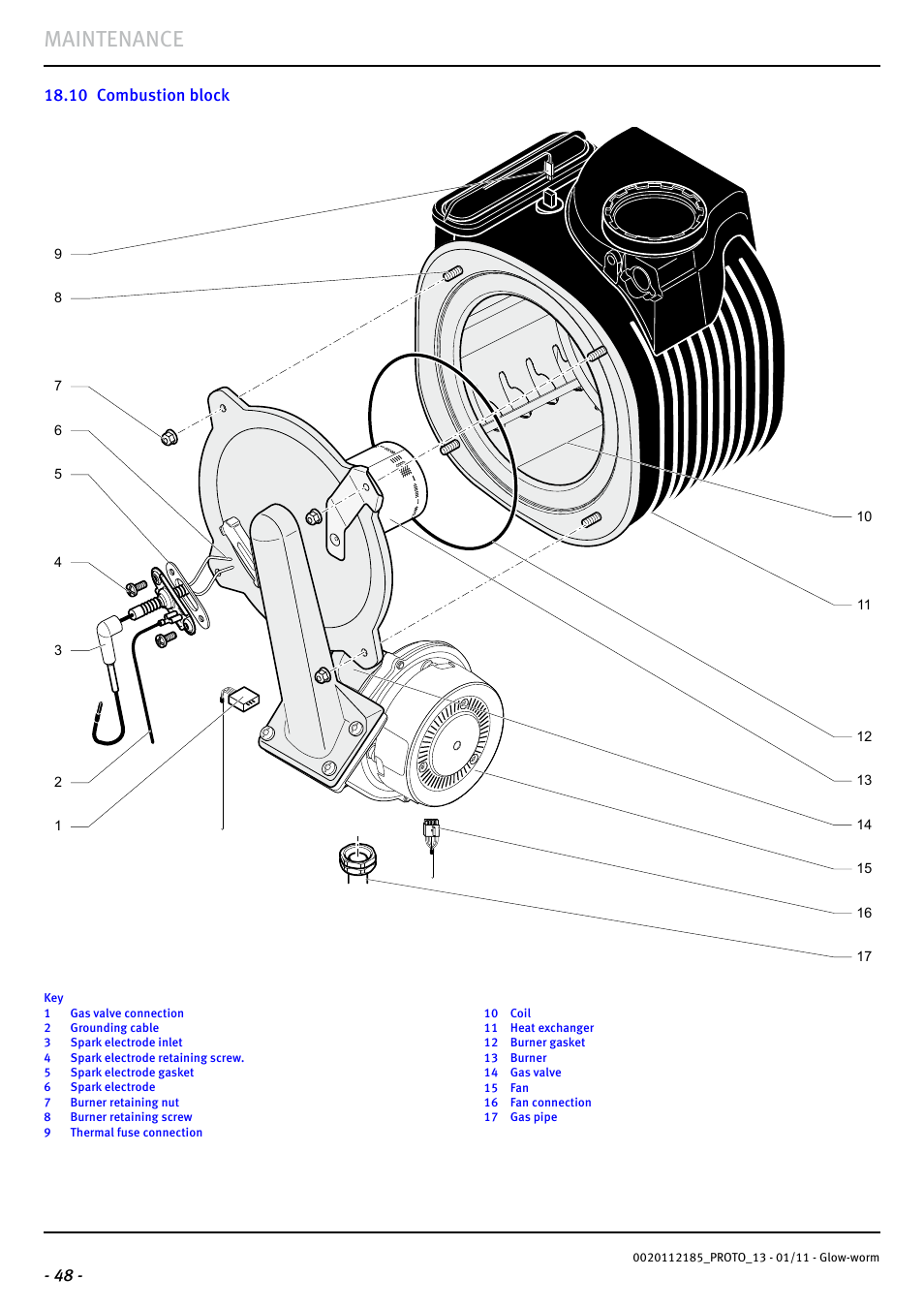 Maintenance | Glow-worm Ultracom2 35 Store User Manual | Page 50 / 68