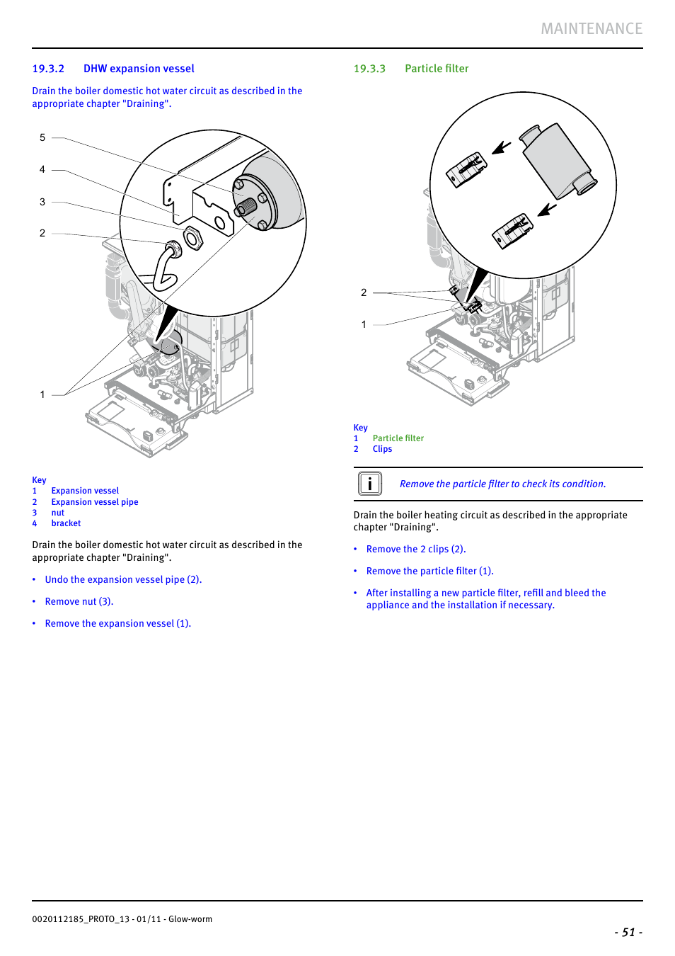 Maintenance | Glow-worm Ultracom2 35 Store User Manual | Page 53 / 68